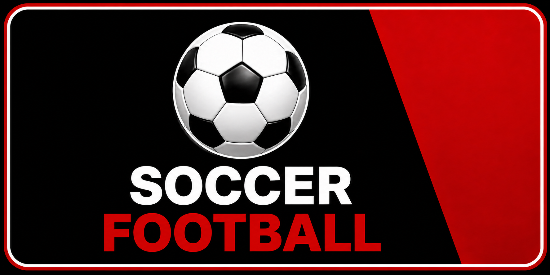 TiviStation soccer and football live streaming with soccer ball icon on red and black background